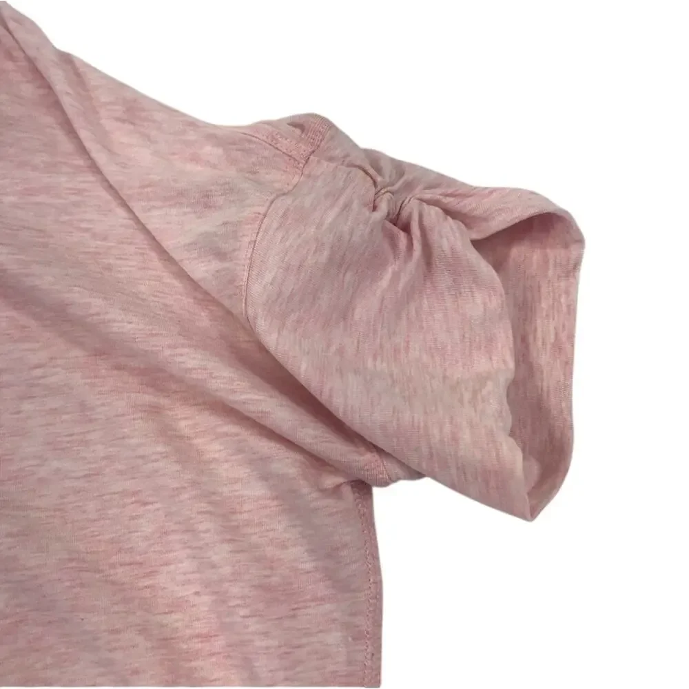 LULULEMON My Mantra V-Neck Hi Low Top Tunic Sz 12/14 Pink Athletic Everyday